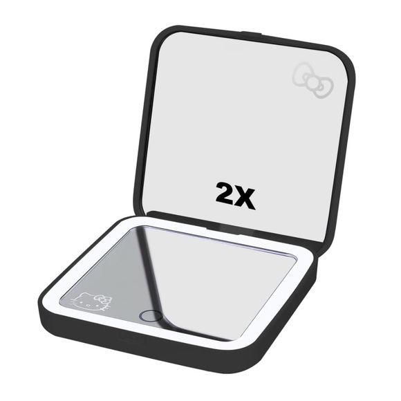 Impressions Vanity Hello Kitty Compact Mirror with Touch Sensor Switch (Black) - Picture 7 of 7